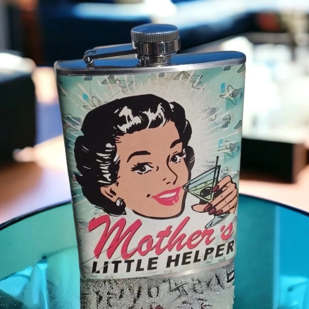 NWOT MOTHERS LIL HELPER FLASK - Picture 1 of 3